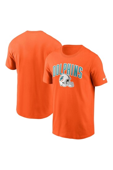 Nike Orange NFL Fanatics Miami Dolphins Essential Team Athletic T-Shirt