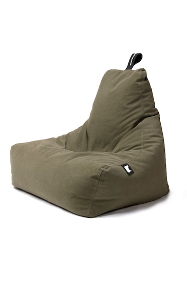 Extreme Lounging Green Mighty B-Bag Brushed Suede Beanbag