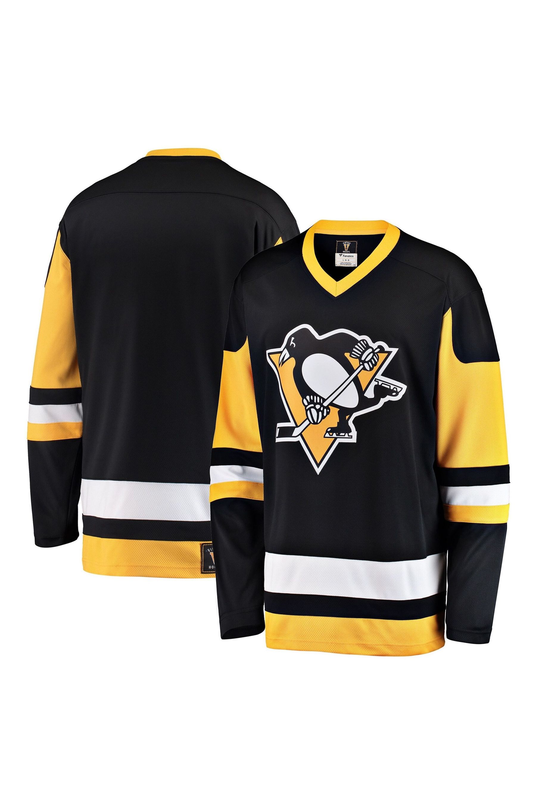 Black and yellow penguins jersey deals