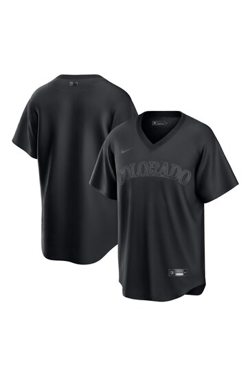 Colorado Rockies Nike Triple Black Jersey - Mens