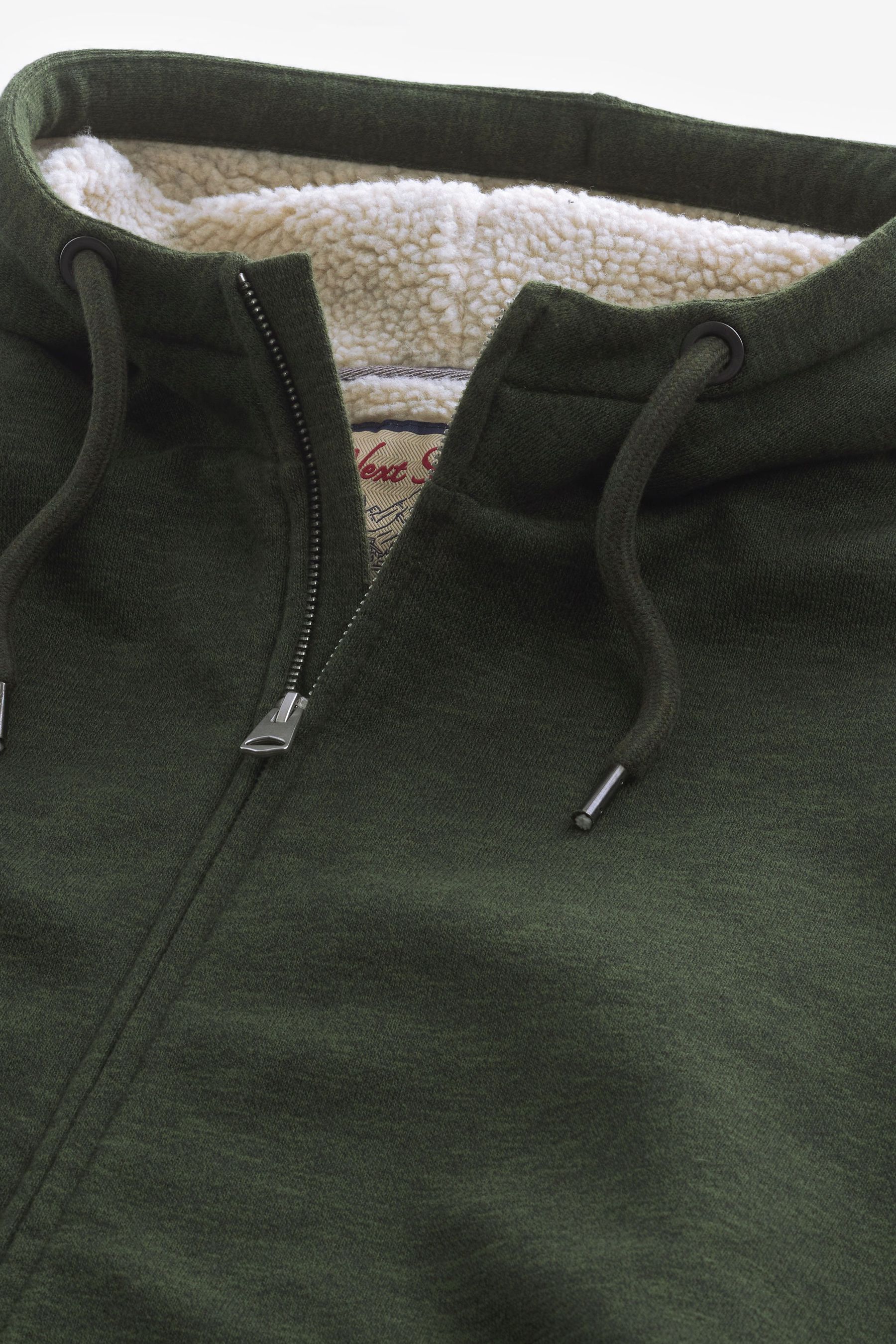 Khaki zip up best sale hoodie