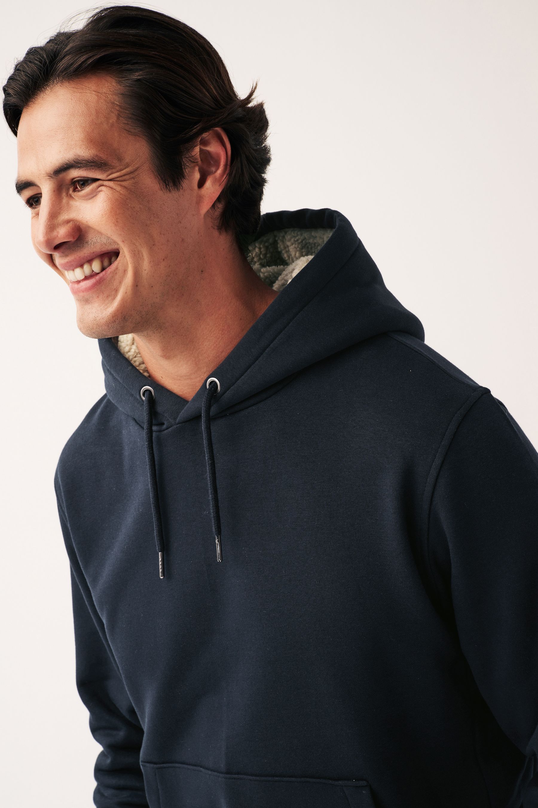 Fleece online lined hoodie