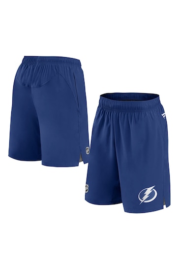 Tampa Bay Lightning Fanatics Blue Branded Authentic Pro Tech Shorts