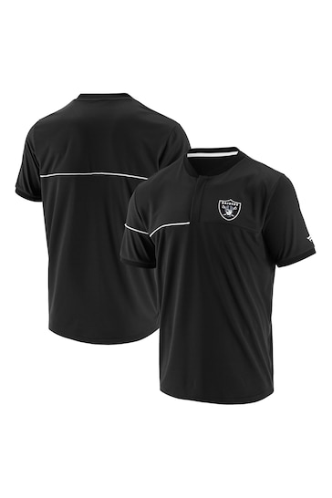 Las Vegas Raiders Fanatics Branded Prime Black Polo T-Shirt