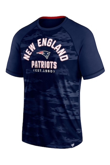 NFL Fanatics New England Patriots Iconic Defender Short Sleeves T-Shirt