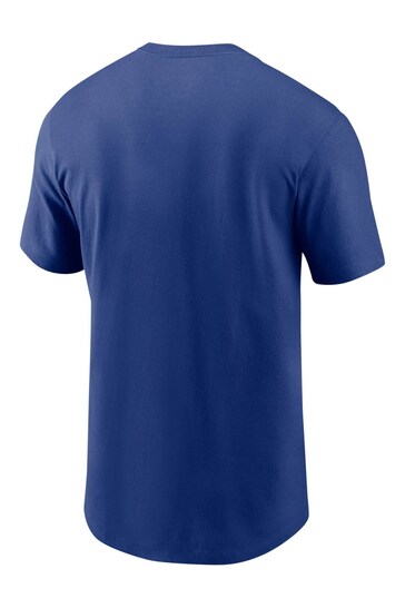 Nike Blue Fanatics Brooklyn Dodgers Nike Cooperstown Logo T-Shirt