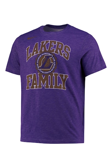 Nike Purple Fanatics Los Angeles Lakers Nike Mantra T-Shirt