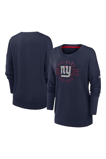 Buy Nike Navy NFL Fanatics Womens New York Giants Historic Dri-FIT Drop ...