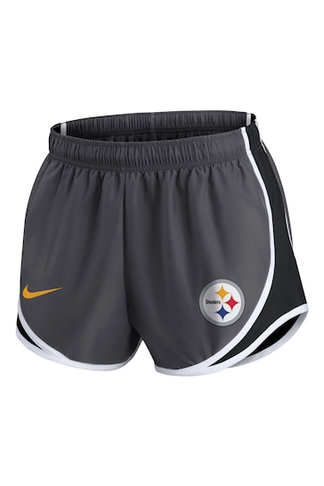 Nike Grey NFL Fanatics Womens Pittsburgh Steelers Shorts Womens
