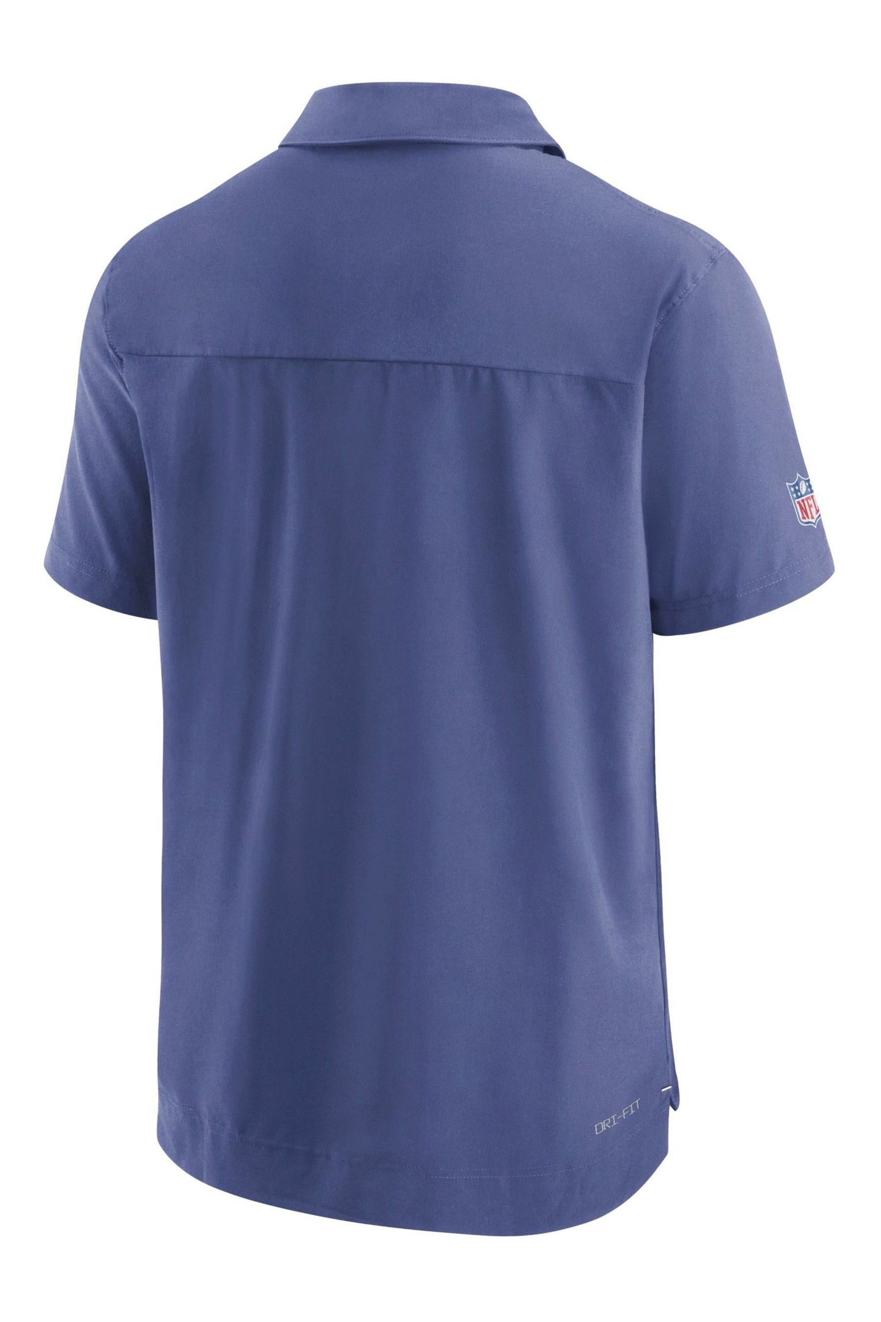 Buy Nike Blue NFL Fanatics Dallas Cowboys Sideline Dri FIT Coach