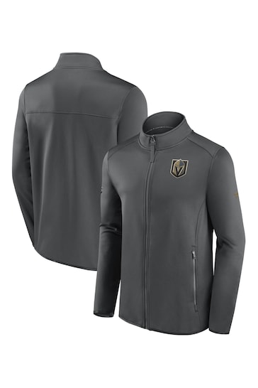 Fanatics Grey Las Vegas Golden Knights Fanatics Branded Authentic Pro Fleece Jacket