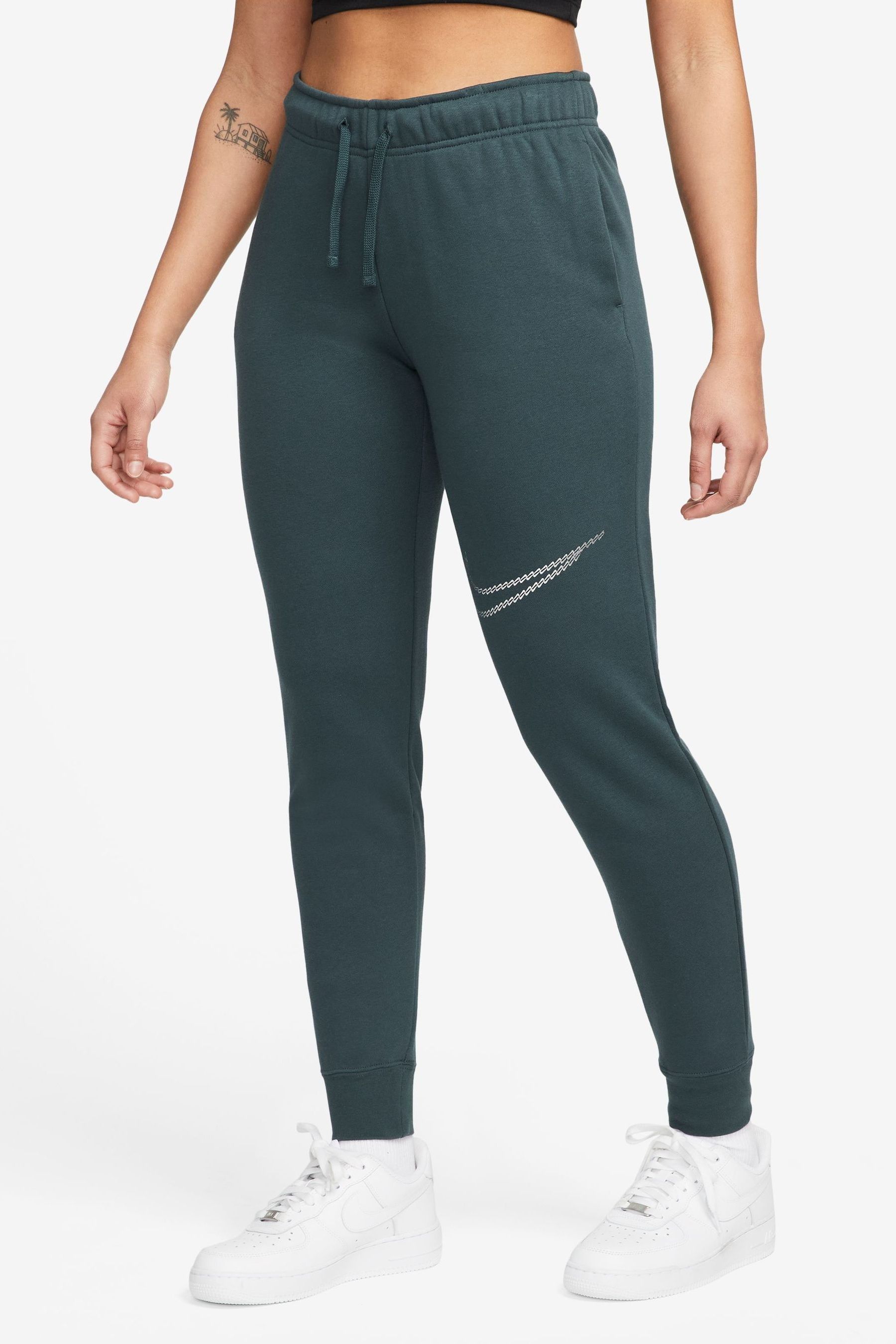 Women's nike metallic on sale joggers