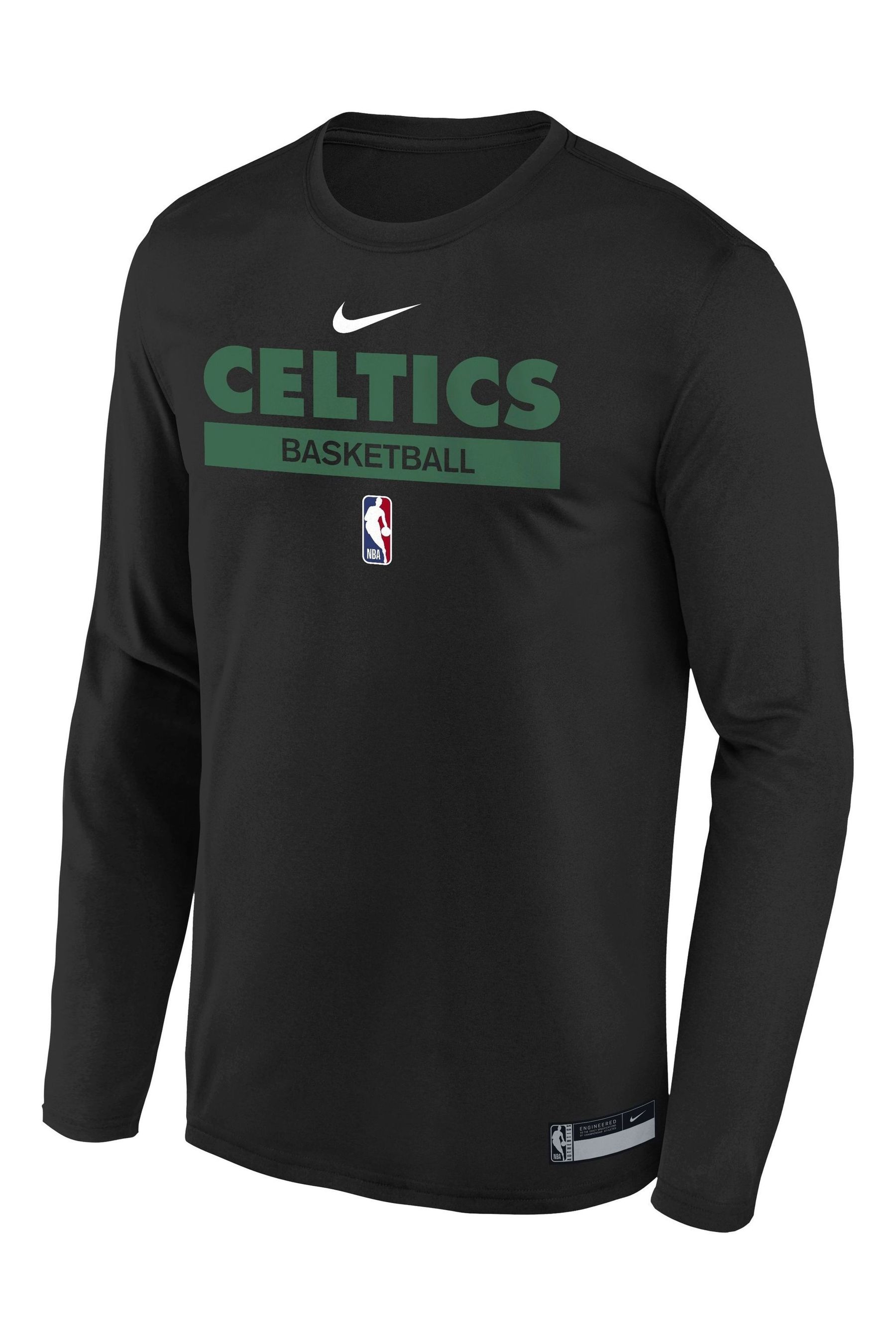 Celtics long shop sleeve shooting shirt
