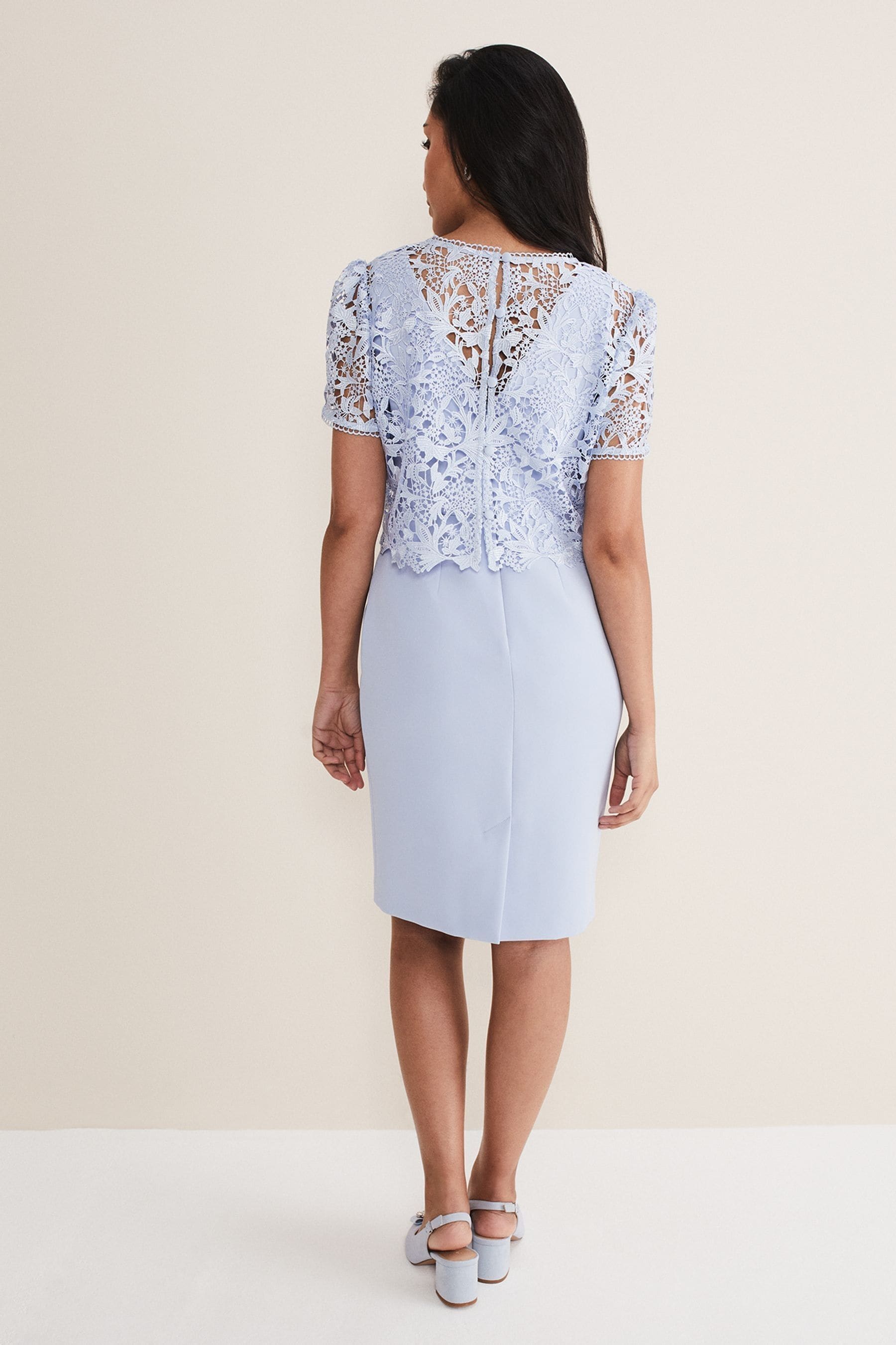 Phase eight cheap cornflower blue dress