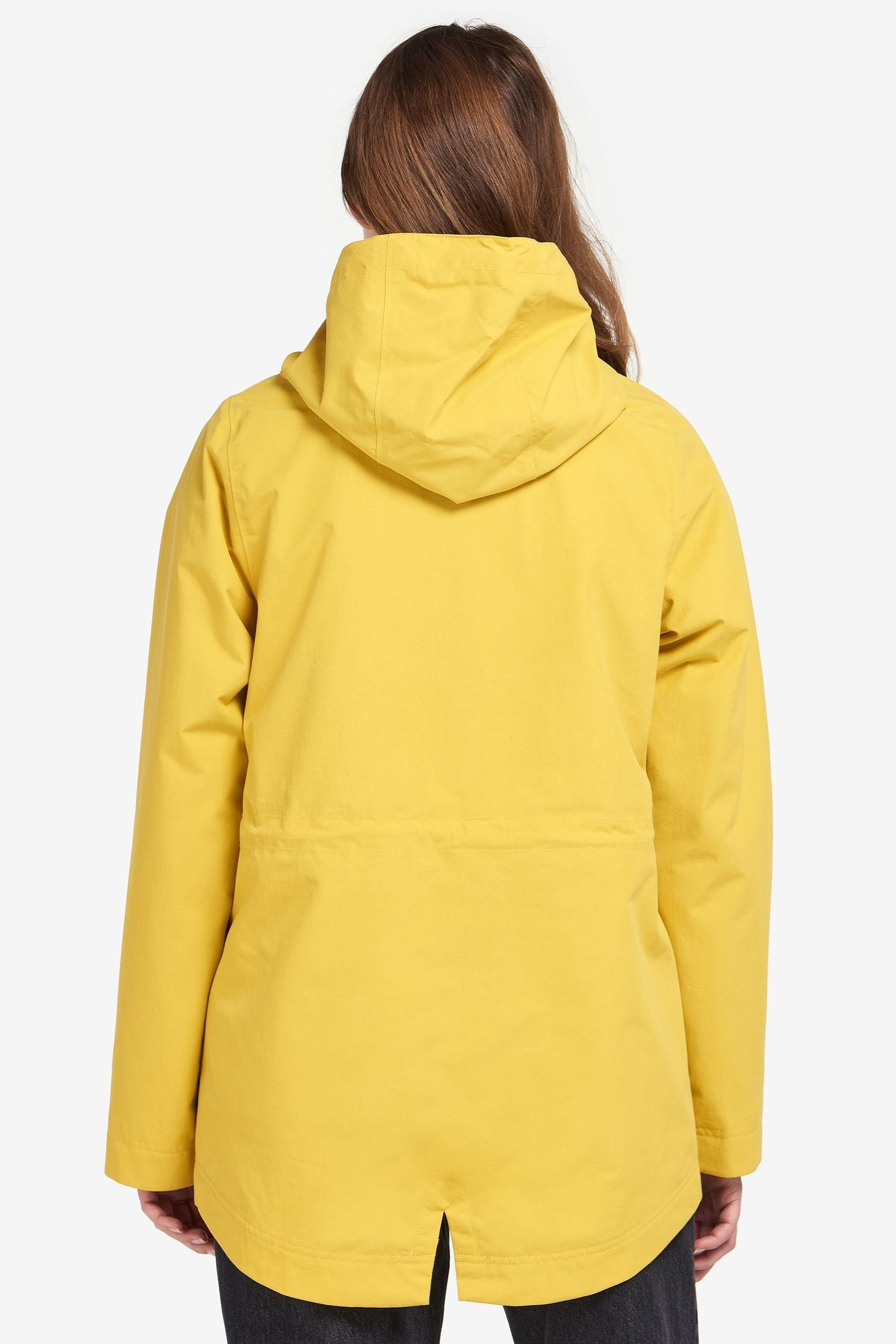 Barbour yellow hot sale rain jacket
