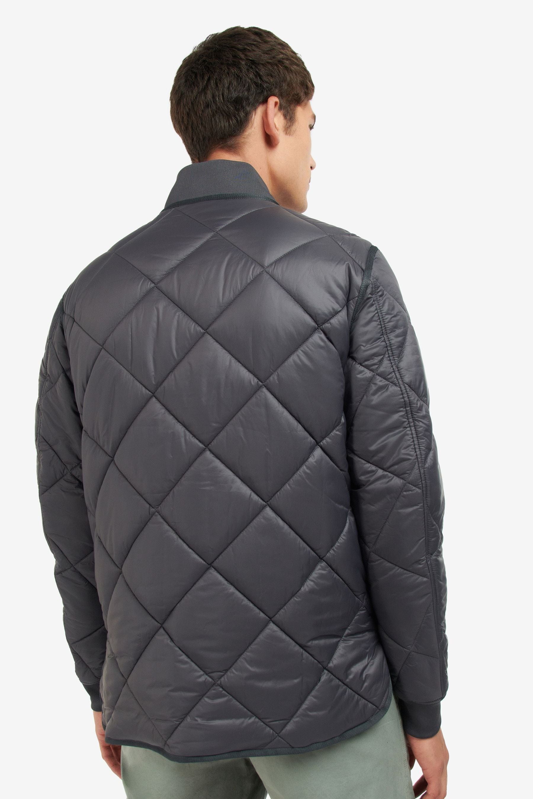 Barbour ailith quilt ash grey sales