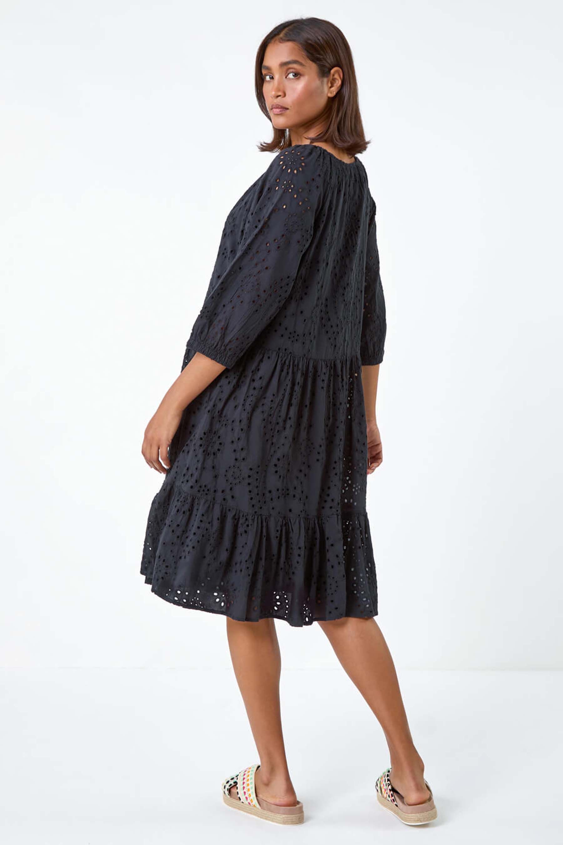 Roman navy lace dress shop