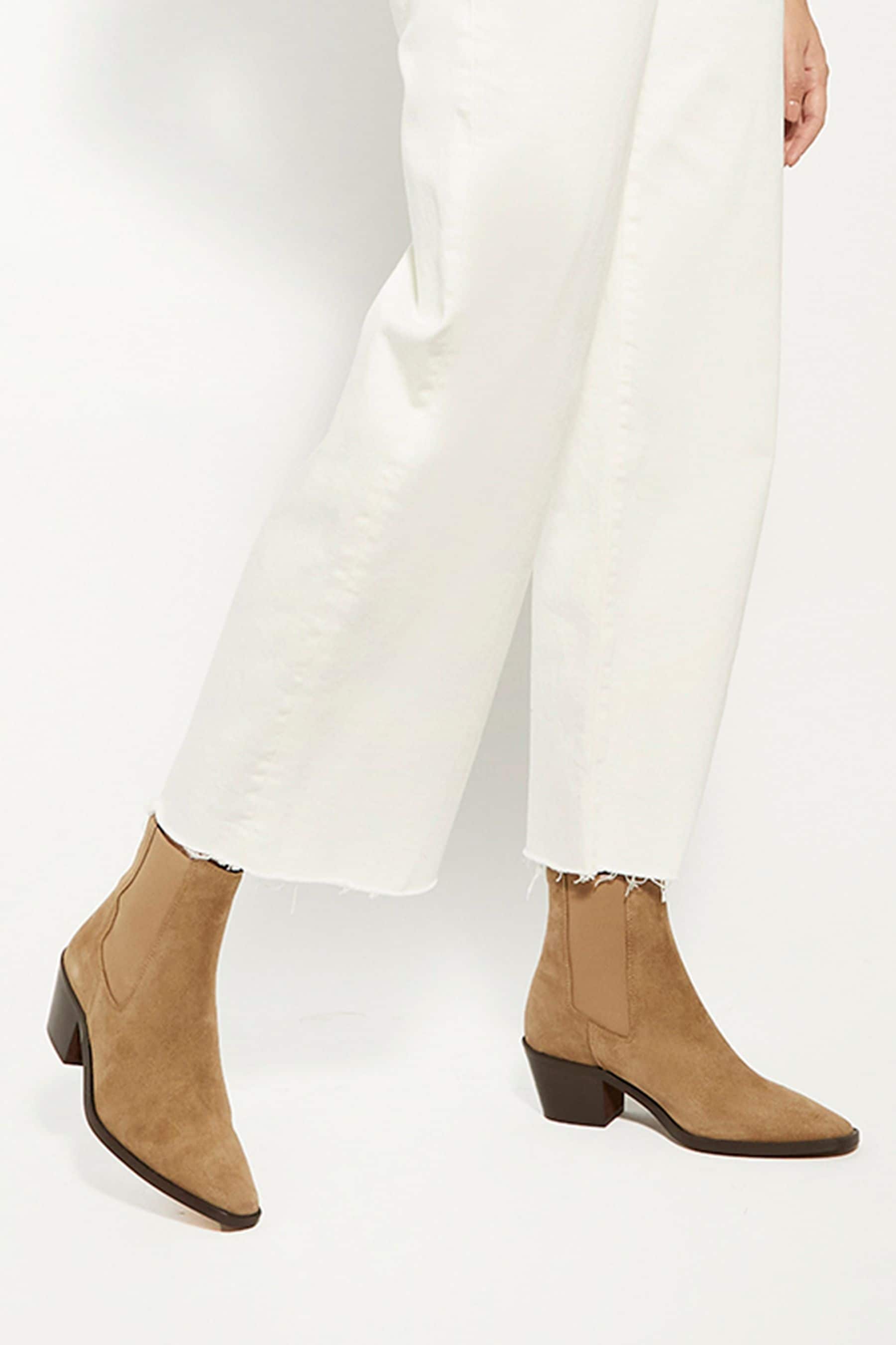 Buy Dune London Cream Pexas Chisel Toe Low Western Boots from the Next UK online shop