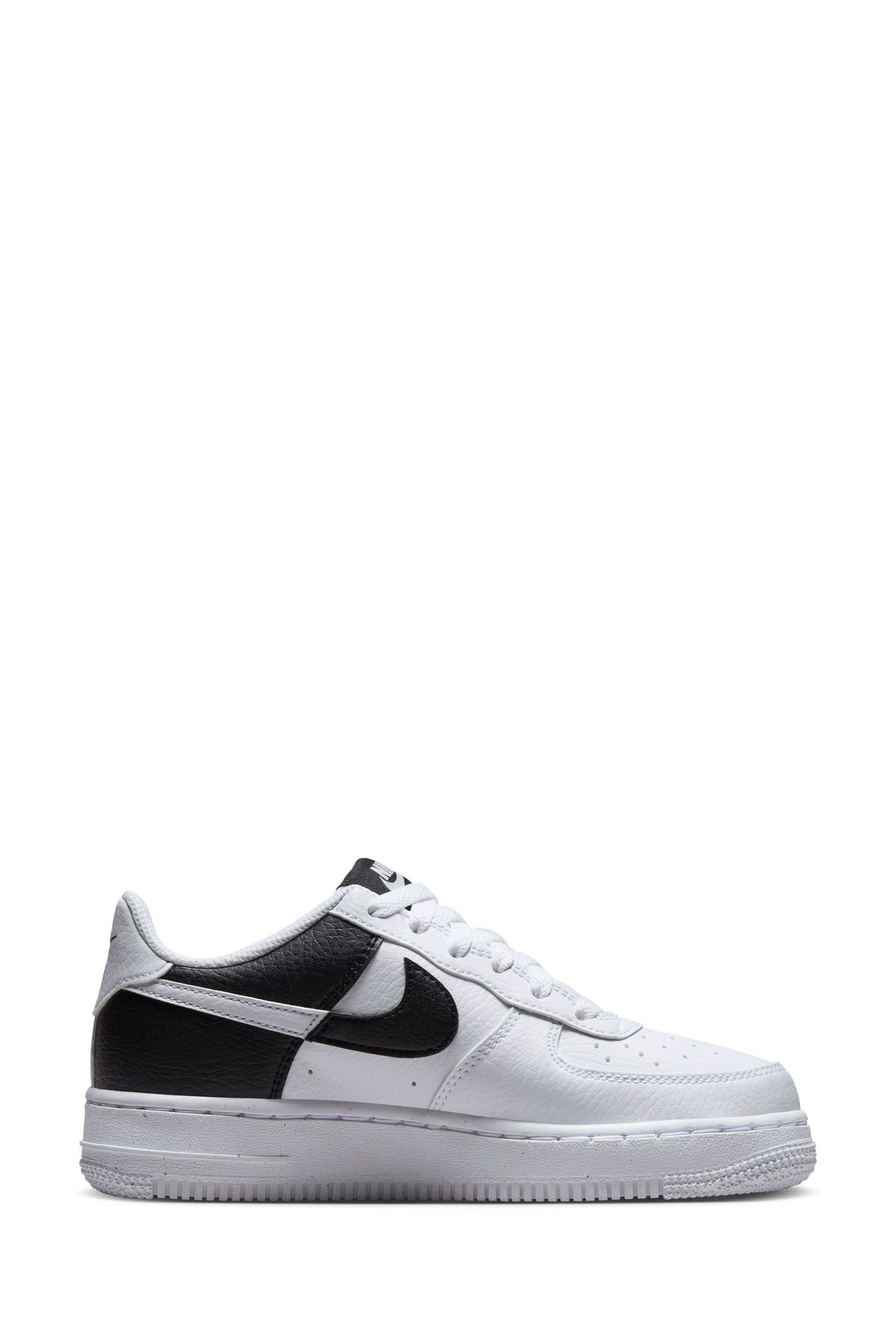 Buy Nike Black White Air Force 1 Youth Trainers from the Next UK online shop