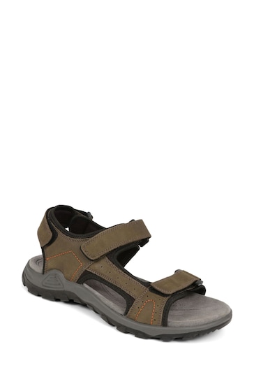 Pavers Adjustable Leather Walking Sandals
