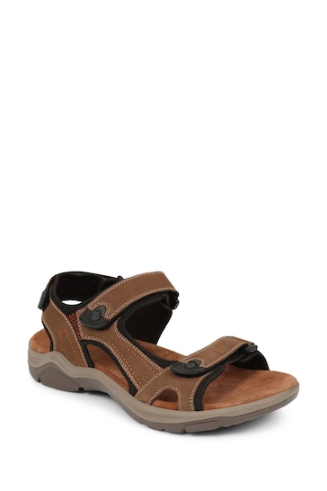 Pavers Adjustable Leather Sandals