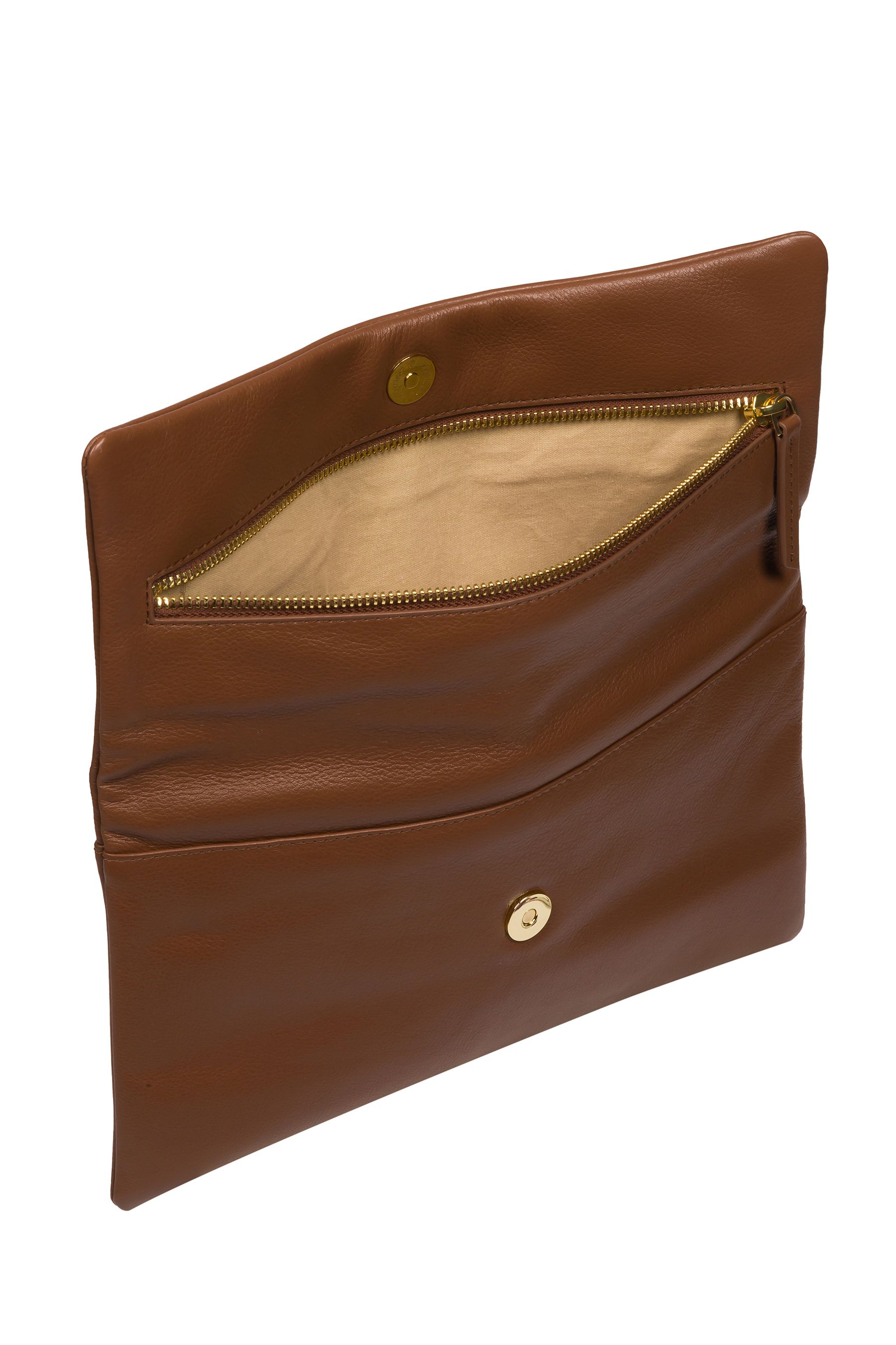 Nappa leather Maria clutch