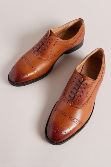 Ted Baker Tan Brown Core Arniie Formal Leather Shoes
