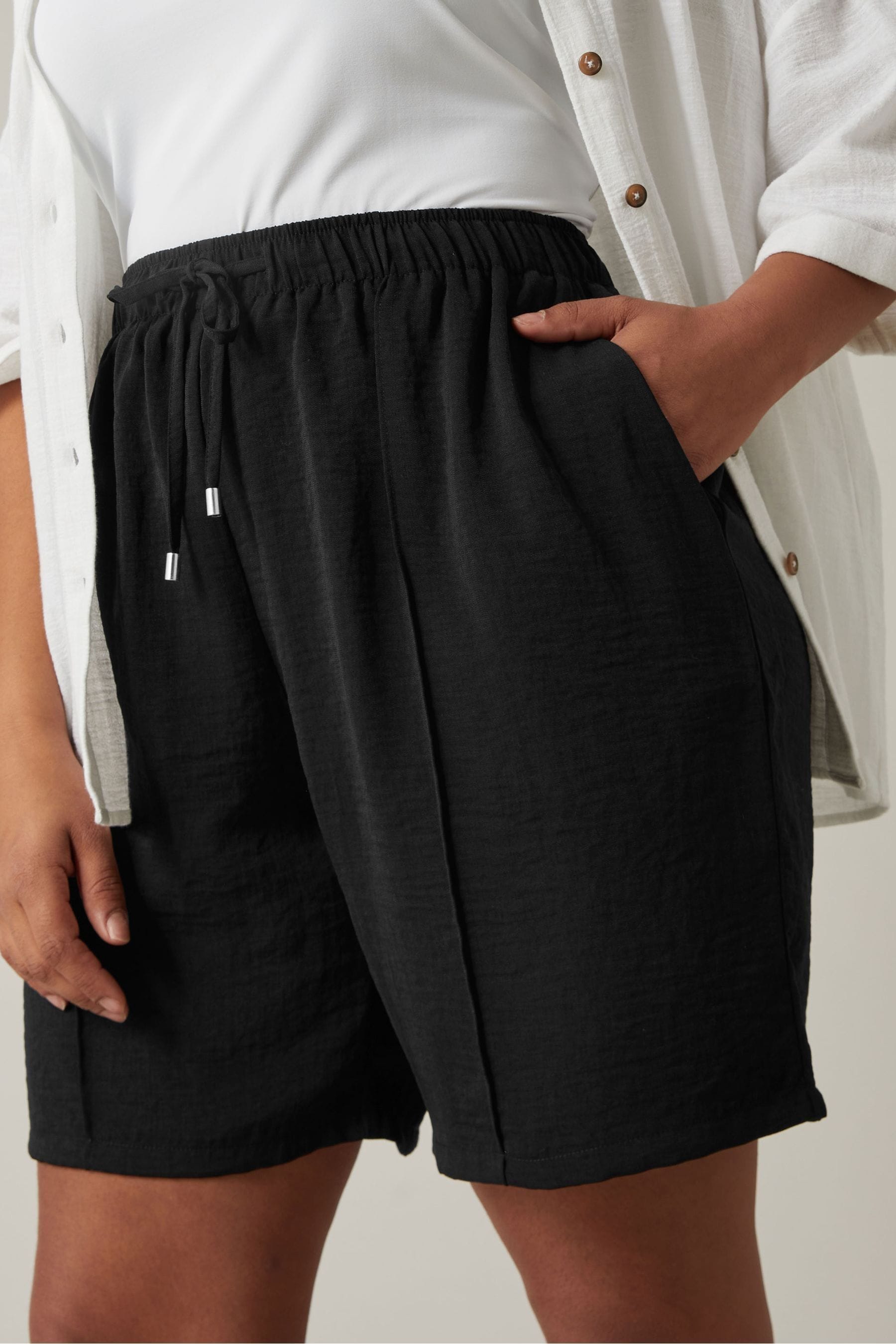 Buy Evans Air Flow Black Shorts from the Next UK online shop