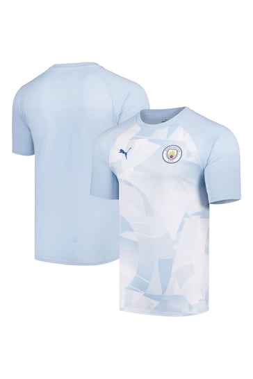 Puma Blue Manchester City Pre Match Jersey Shirt