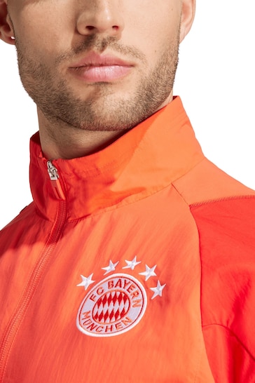 adidas Red FC Bayern Presentation Jacket