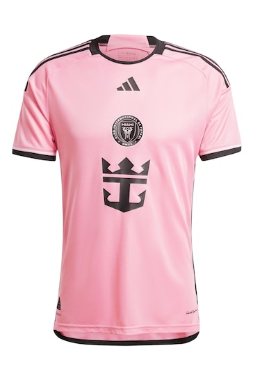 adidas Pink Inter Miami CF Home Authentic 2024 Messi Jersey