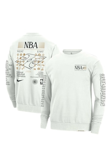 Fanatics NBA Team 31 Crew White Sweat Top