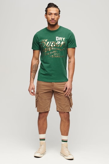 Superdry Green Workwear Graphic T-Shirt