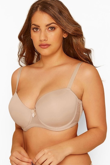 Yours Curve Nude Moulded Underwired T-Shirt Bra