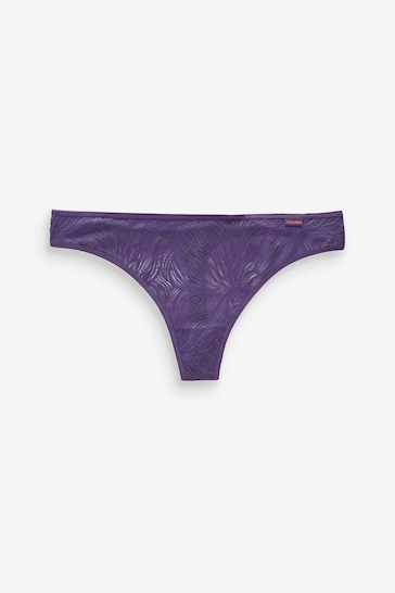 Calvin Klein Purple Lace Single Thong