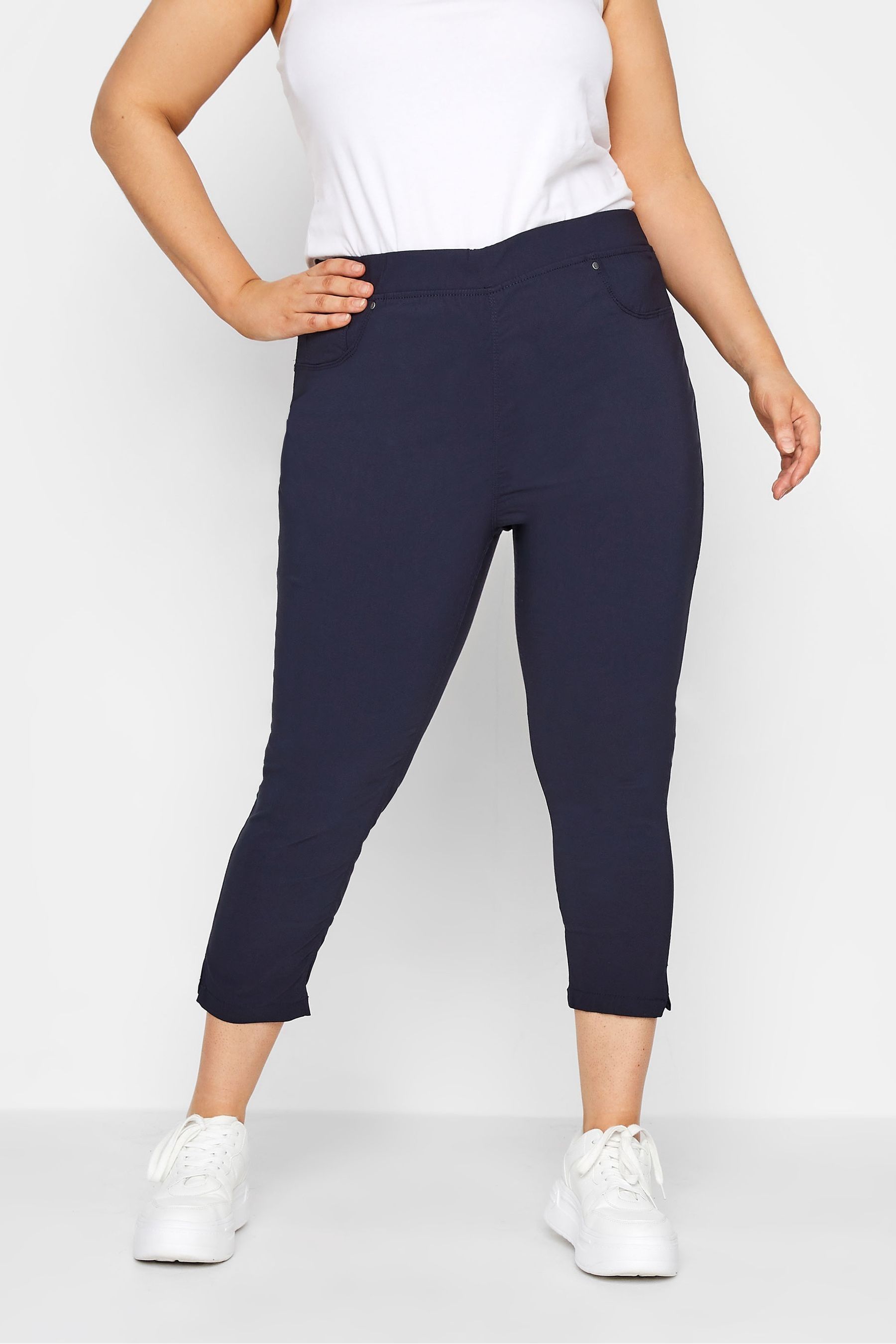 Bengaline cropped trousers hot sale