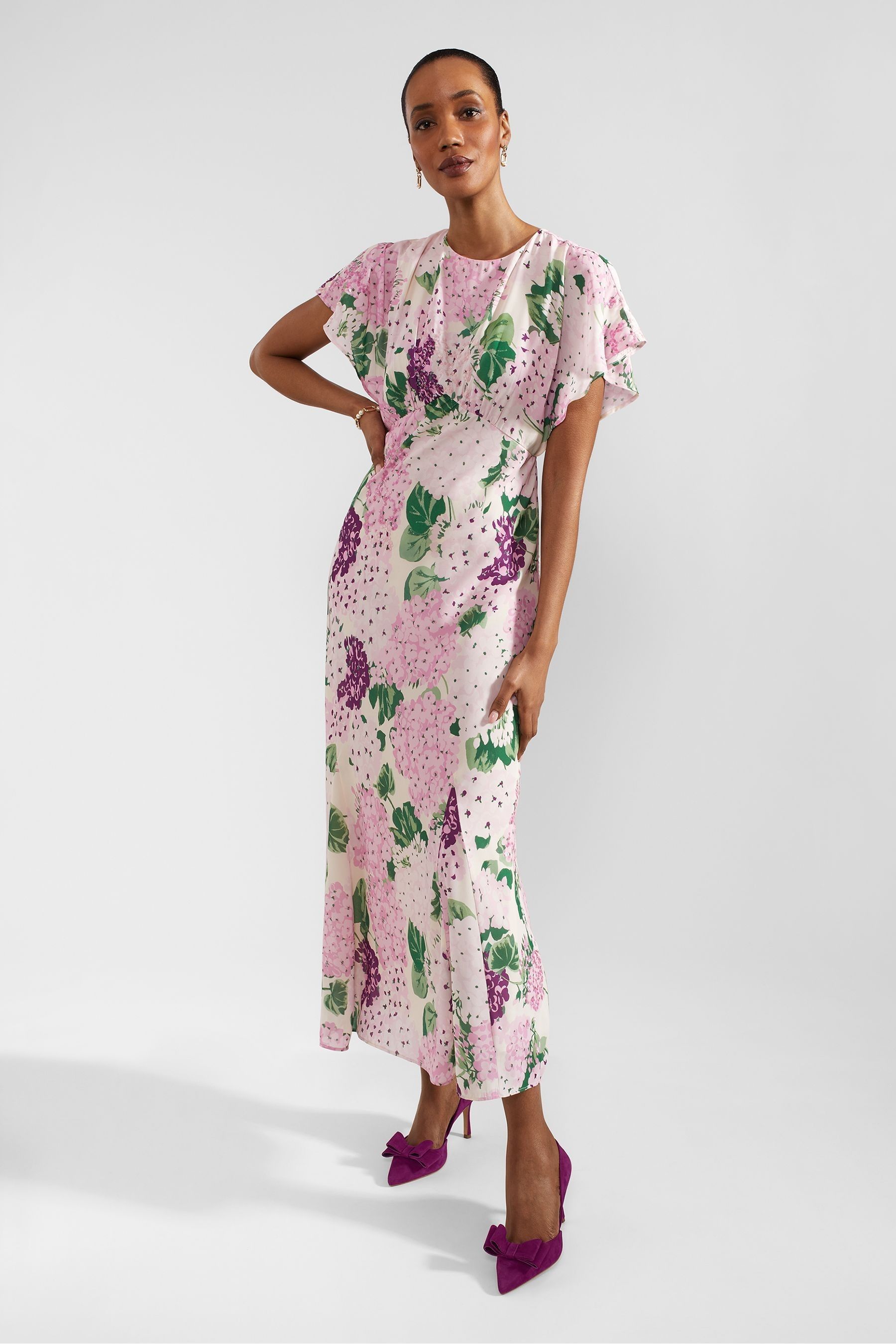 Buy Hobbs Black Petite Lalena Dress from the Next UK online shop