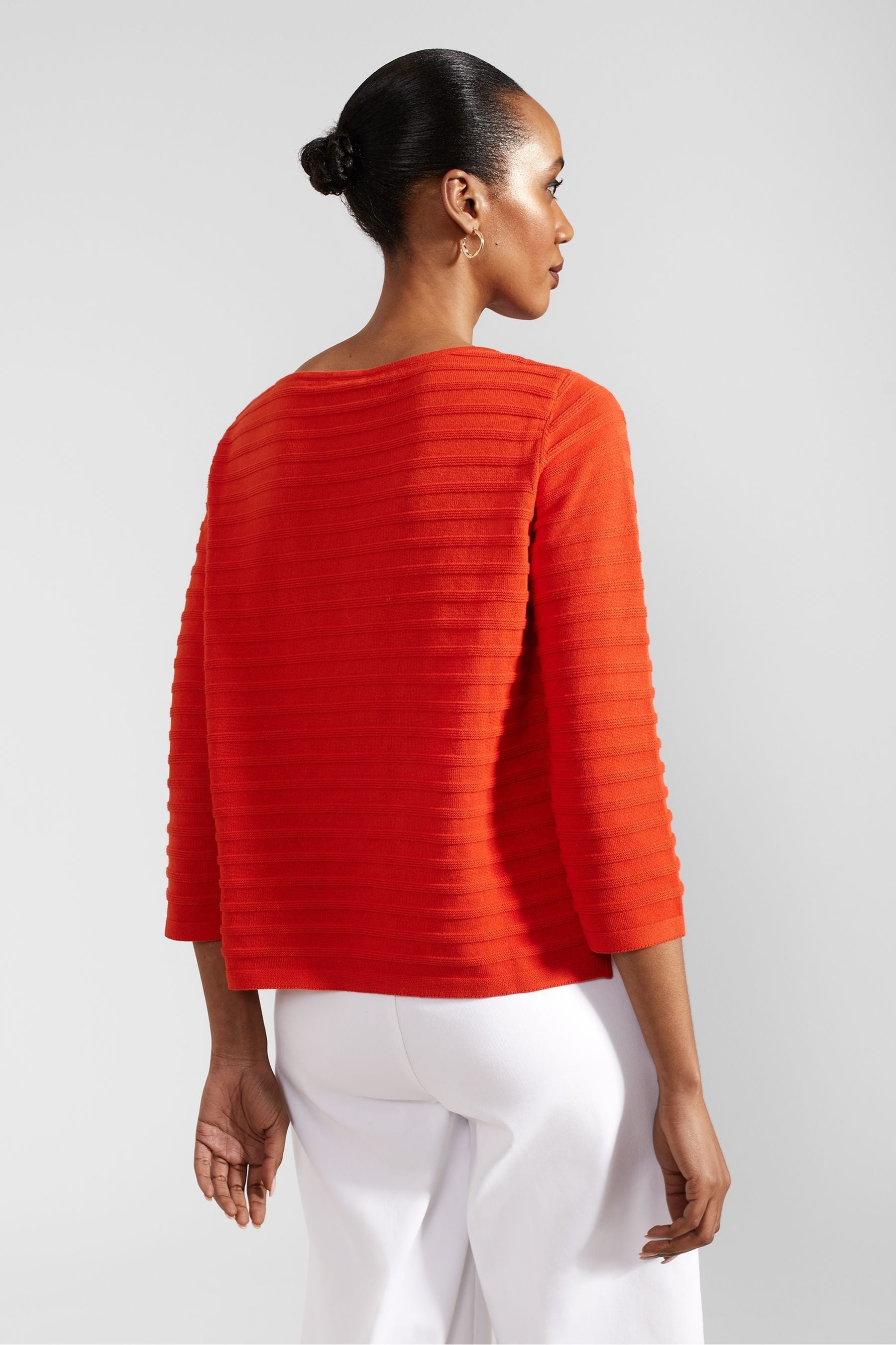 Buy Hobbs Red 100 Cotton Nellie Jumper from the Next UK online shop