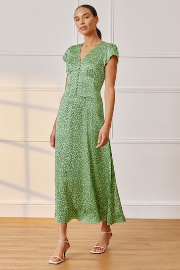 Albaray Green Forget Me knot Dress