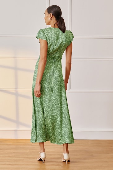 Albaray Green Forget Me knot Dress