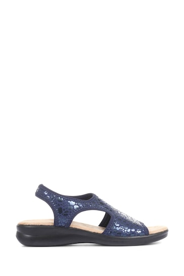 Pavers Blue Pull-On Sandals