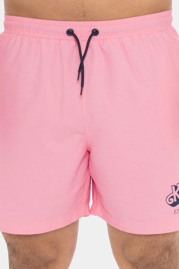 Character Pink Barbie Ken Swim Shorts