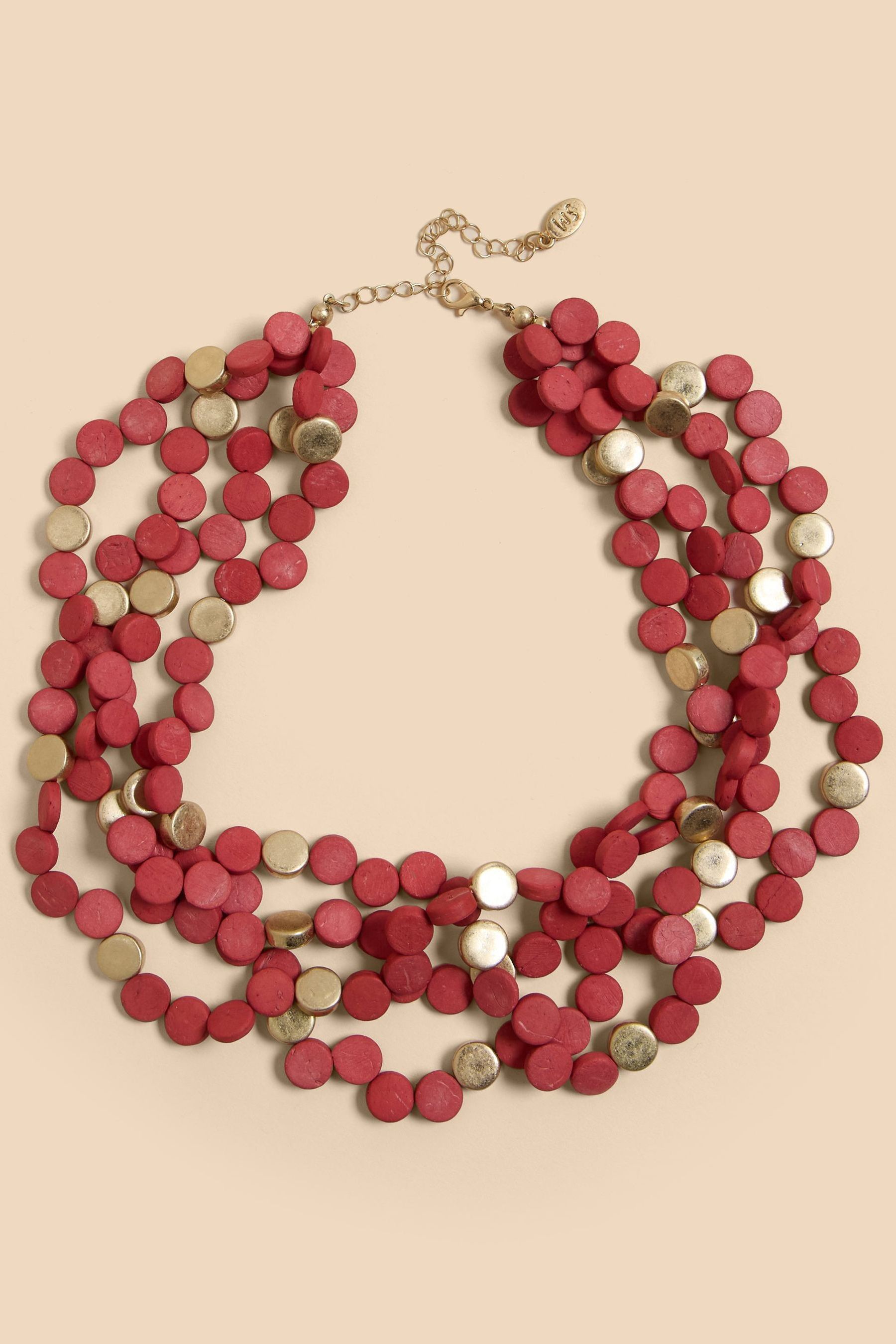 Red necklace next best sale