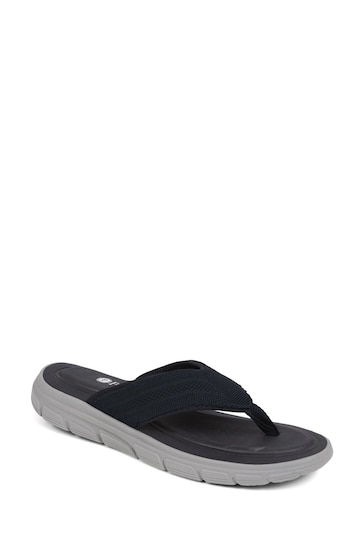 Pavers Blue Casual Toe-Post Sandals