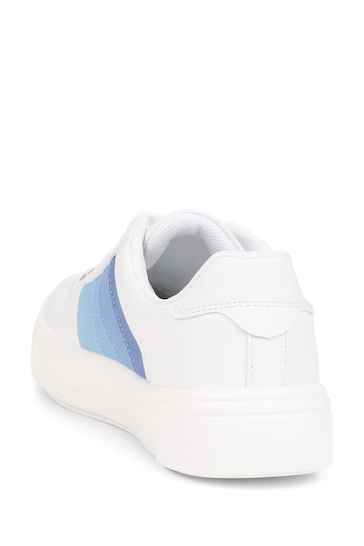 Pavers Lace-Up White Trainers