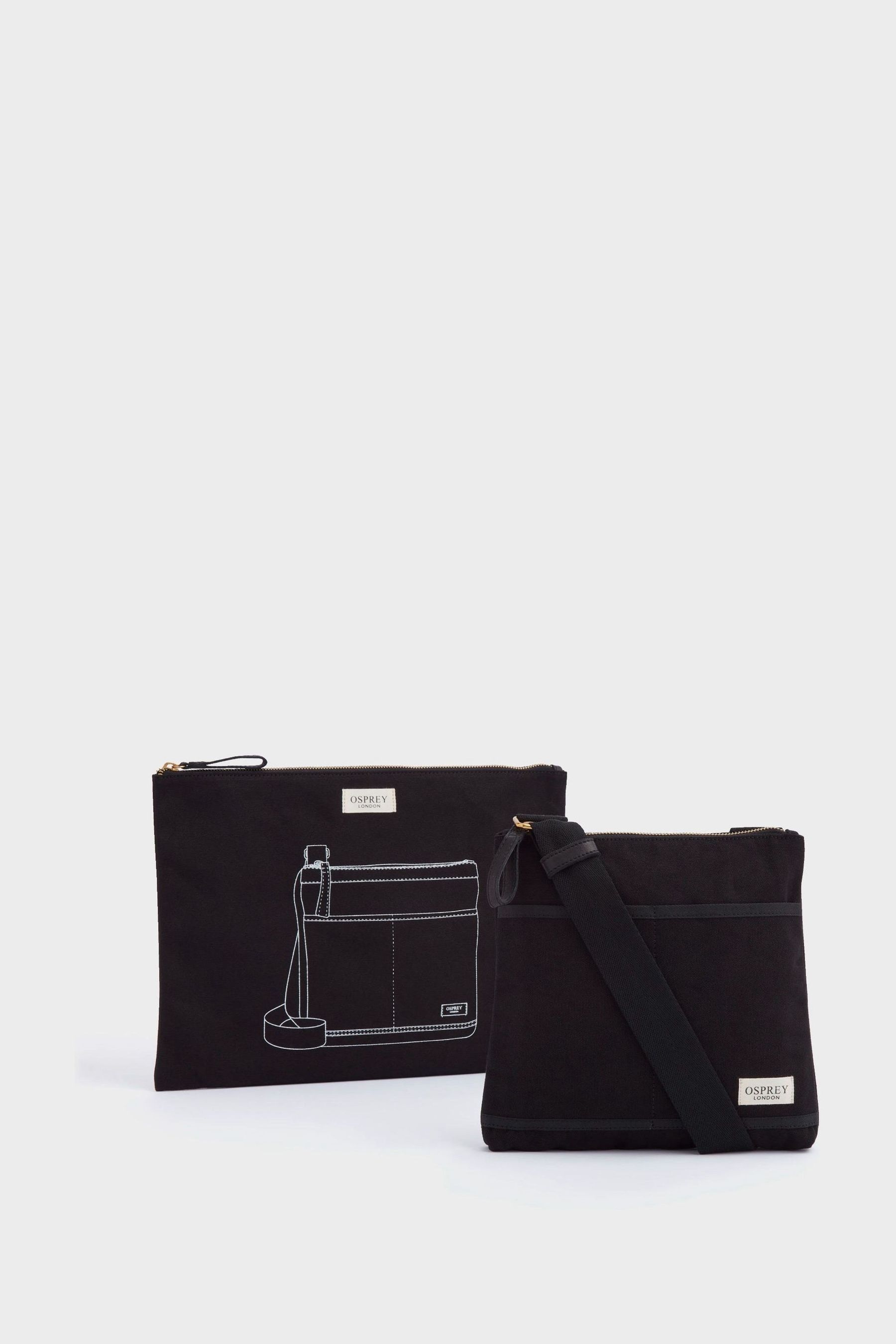Packable messenger bag store