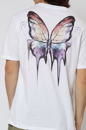 Religion White Butterfly T-Shirt
