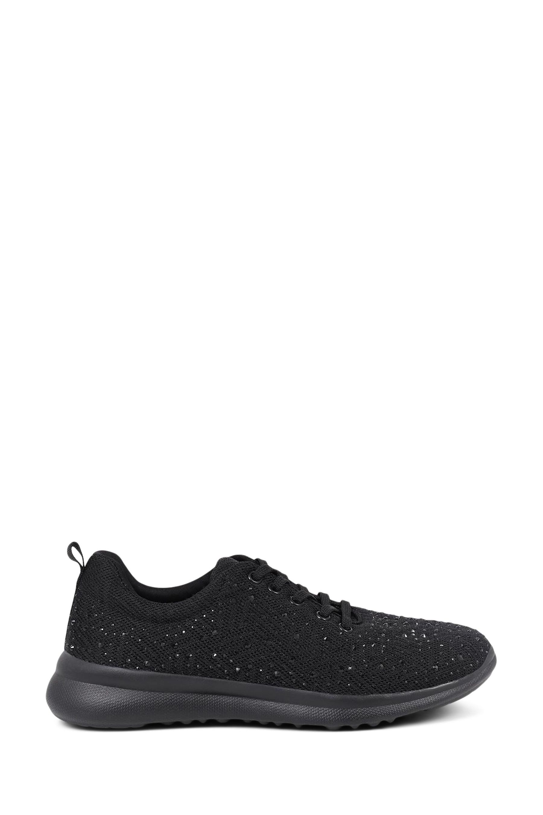 All black memory foam trainers new arrivals