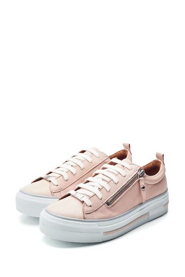 Moda in Pelle Filician Zip & Lace Chunky Slab Sole Trainers