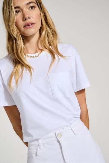 Baukjen Essentials Regenerative Cotton Perfect White T-Shirt